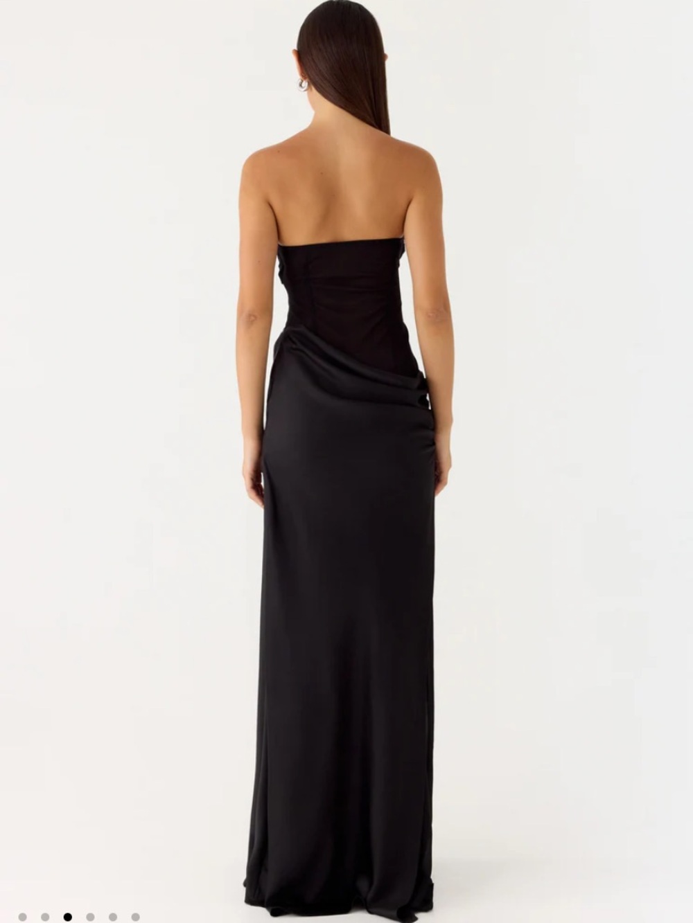 Peppermayo NWT Champagne Skies Maxi Dress Black Size 4 - Picture 2 of 7